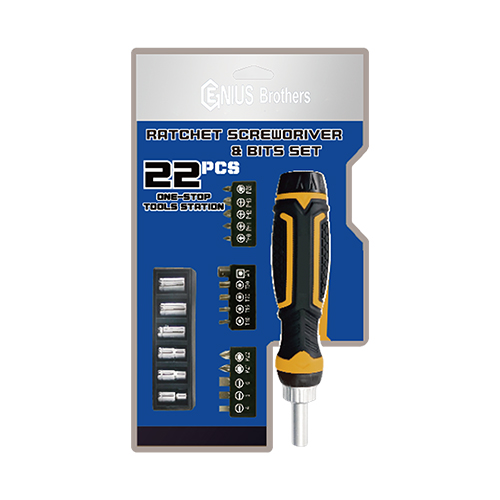 RATCHETING SCREWDRIVER SET