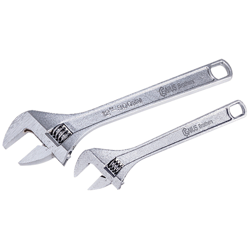 2PCS ADJUSTABLE WRENCH